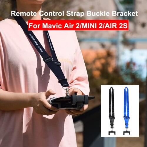Remote Control Hook Holder Strap for DJI Mavic Air 2/Air 2S/MINI 2 Drones Neck Lanyard Safety Strap Belt Sling Mount Accessories