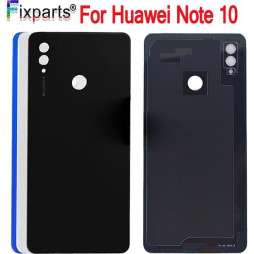 For Huawei Honor Note 10 Glass Battery Back Cover Panel Rear Housing Door For Huawei Honor Note10 Battery Cover Replacemt Parts