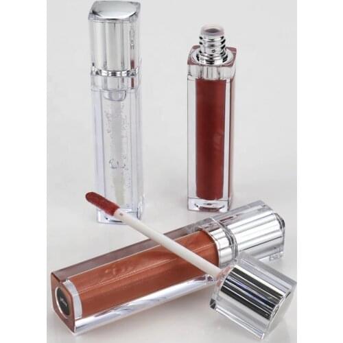 Private Label Cosmetics Put Your Own Logo Lipgloss Wholesale Clear Lip Gloss Bulk Lip Oil Glitter Liquid Lipstick 50PCS/LOT