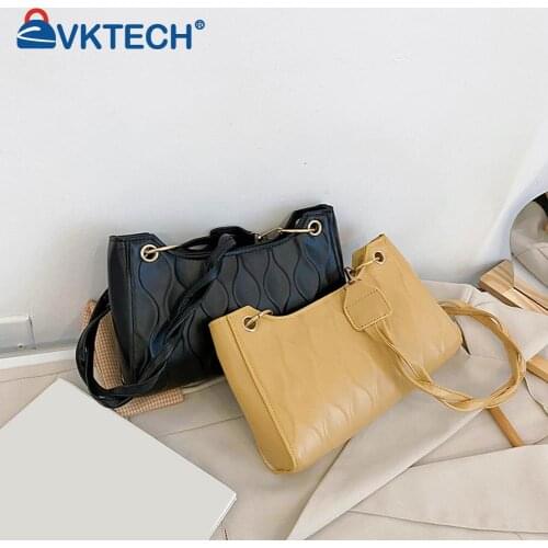 Retro Weave Embossing Crossbody Bag for Women Casual Small Shoulder Bags PU Leather Solid Color Handbag Streetwear