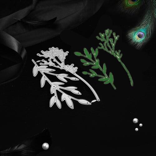 Grass metal cutting dies 2021 embossing stencil template decoration 2021 scrapbooking album stamp and dies new craft dies 2021