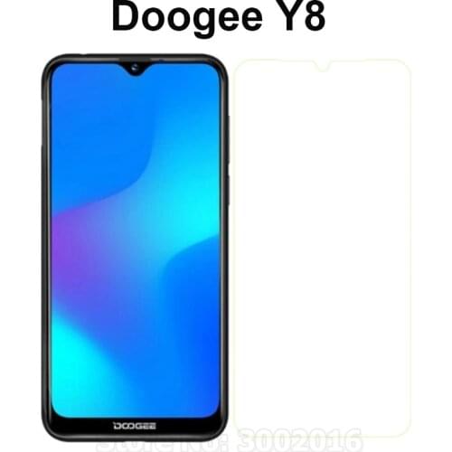 Tempered Glass For Doogee Y8 Screen Protector 9H Protecitve Smartphone Front Film For Doogee Y8 6.1 4G Case Glass Cover