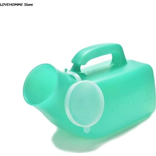 ZLinKJ Portable Unisex Mobile Toilet Car Travel Camp Urine Pee Handle Urinal Storage Urinary Bottle Disability Old Man Helper