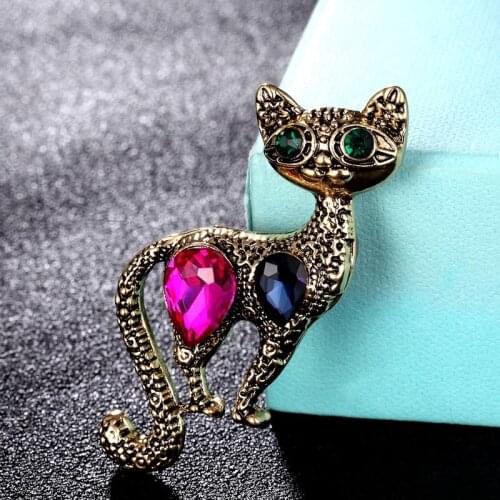 Zlxgirl Brooches With Cats For Clothes