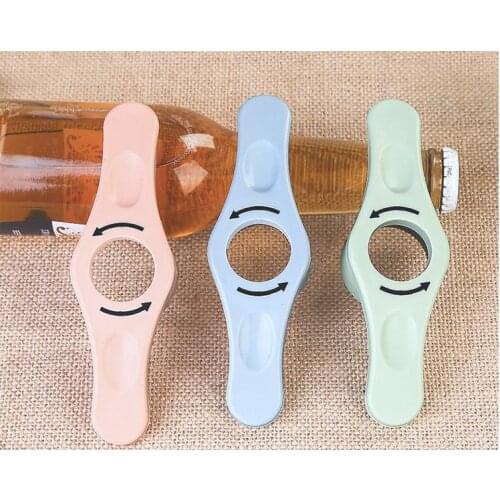 1PC Multi-function Beers Bottle Opener Plastic Portable Can Opener Beer Bottle Openers Kitchen Gadget Accessories OK 0908