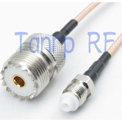 20inch UHF female jack to FME female jack RF adapter connector 50CM Pigtail coaxial jumper cable RG316 extension cord
