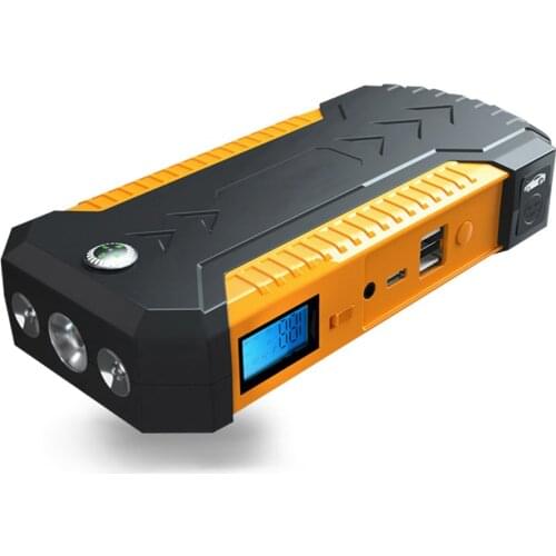 20000mAh 12V Car Emergency Starting Power Car Jump Starter Power Bank Portable Emergency Car Booster Has Tire Inflation Function