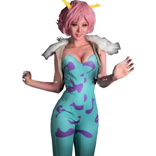 2018 Boku no Hero Academia Mina Ashido Cosplay Costume My Hero Academia Battle Suit