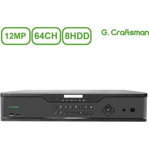 64ch 12MP/8MP/6MP/5MP/4MP Professional NVR H.265 Onvif Register Network Video Recorder System 8HDD 24/7 Recording IP Camera