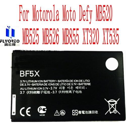 100% Brand new High Quality 1500mAh BF5X Battery For Motorola Moto Defy MB520 MB525 MB526 MB855 XT320 XT535 Mobile Phone