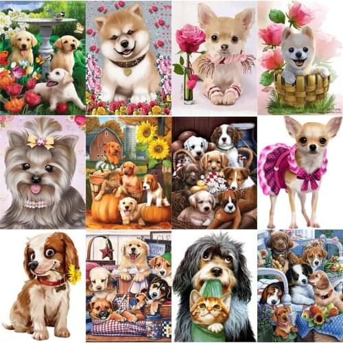 3D DIY,diamond painting full square,Mosaic,diamond embroidery sale,Animals,Dog,christmas decorations for home,Baby gift