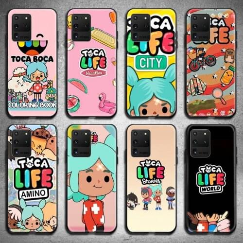 Toca Boca Toca Life World game Phone Case For Samsung Galaxy S20 FE plus Ultra S6 S7 edge S8 S9 plus S10 5G lite 2020