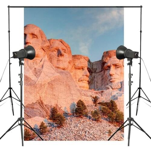 Mount Rushmore National Monument Photography Background Studio Props Wall National Memorial Photography Backdrop Theme 150x220cm