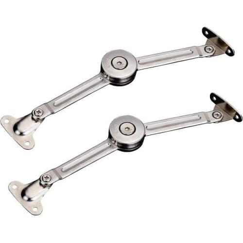 4Pcs Hydraulic Randomly Stop Hinges Kitchen Cabinet Door Support Rod Adjustable Hinge Furniture Wardrobe Lift Up Flap Stay Hardw