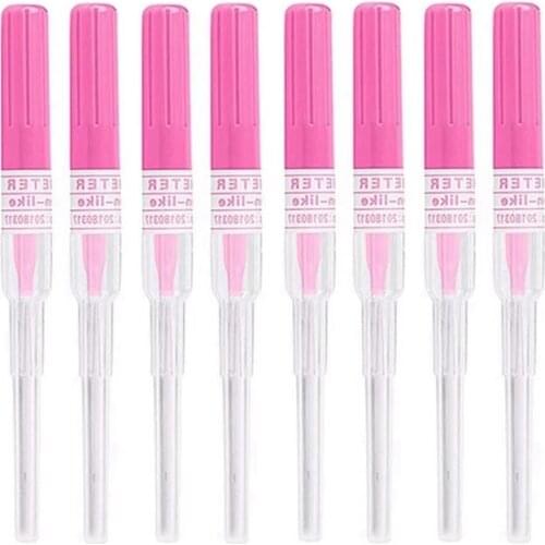 Piercing Needles 50PCS 20G Ear Nose Piercing Needles Catheter Needles for Tattoo Piercing Sterilised Body Tattoo Piercings
