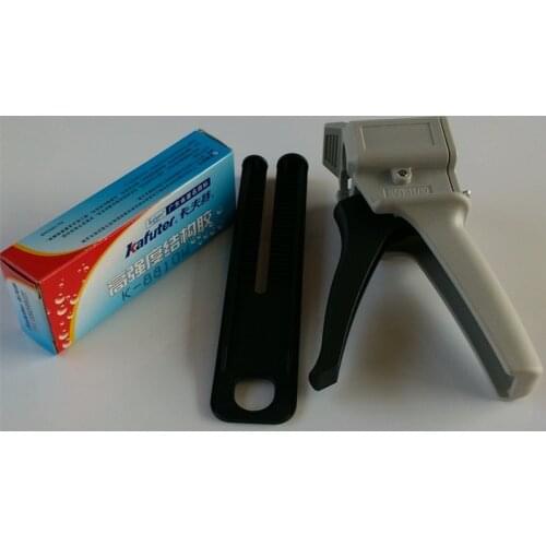 Kafuter 50g K-8810W modified acrylic resin AB glue + manual mixing glue gun metal wood stone electronic adhesive pale yellow