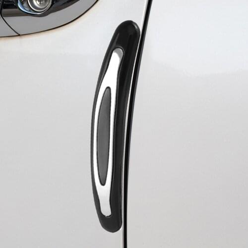 Hot 4Pcs Car Anti-Collision Strip Car Door Guard Protector Film Auto Door Edge Trim Guard Styling Moulding Anti-Scratch Sticker