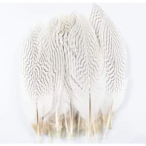 10PCS/lot 10-30cm Natural Black White Pheasant Tail Feathers For DIY Handmade Craft Wedding Decoration Accessories