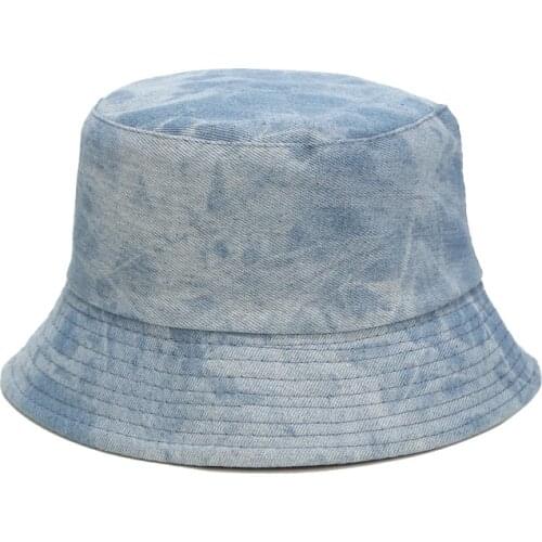 Fashion Do-Old Bucket Hat Hip Hop Casual Jean Fishing Summer Hat Women Sunscreen Fishermen Cap Spring Panama Sunhat