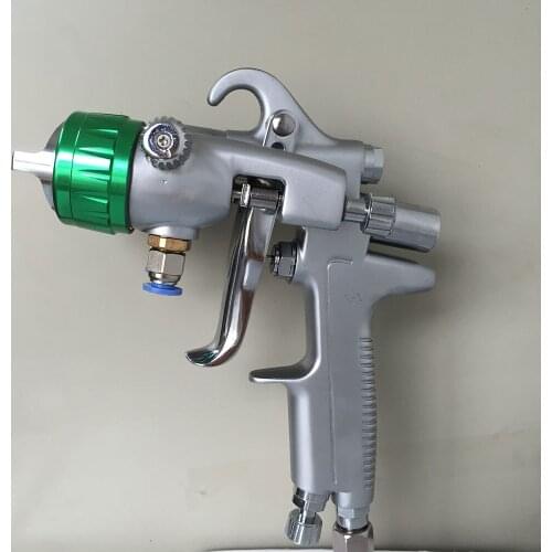 SAT1189 professional power paint gun dual head high pressure car painting gun double nozzle air cap stainless steel nozzle gun