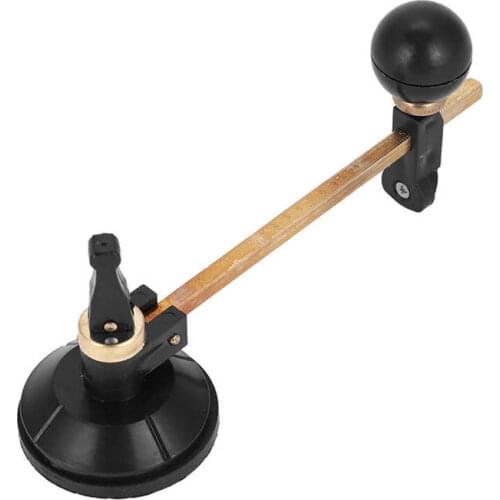 Glass Compasses Cutter 6 Wheel Compasses Circular Cutting Cutter with Suction Cup Circle