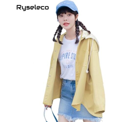 Женские куртки с капюшоном Ryseleco China At AliExpress