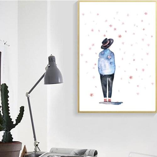 Nordic Canvas Art Paintings Portrait Abstract Wall Art Prints and Posters Picture Decorative Painting Living Room Home Décor