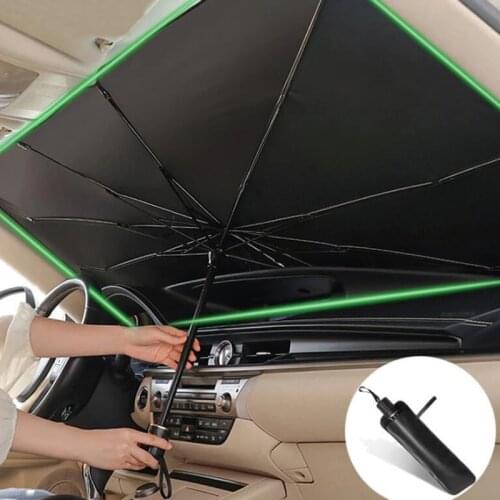 Foldable Car Sun Shade Interior Windshield Parasol SUV Auto Front Window Protector Covers Protection Accessories Umbrella