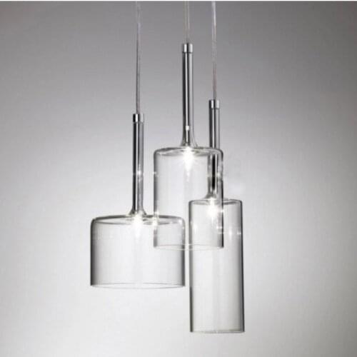 Modern LED Pendant Light Glass Home Decor Lighting Living Room Bedroom Lights Bedside Kitchen Light Fixture Indoor Hanging Lamps