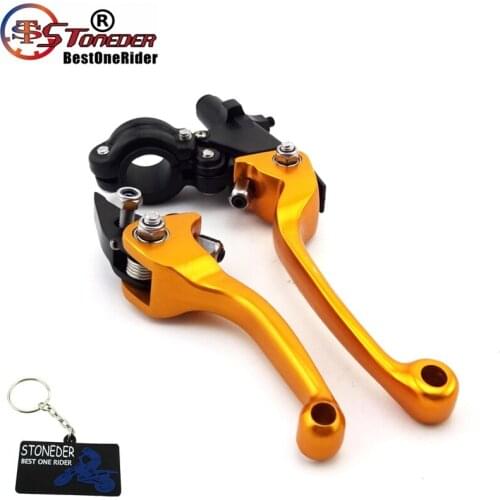 STONEDER Handle Brake Clutch Lever For Chinese Pit Dirt Bike Mini Motocross XR KLX CRF TTR KLX Apollo Stomp SSR YCF