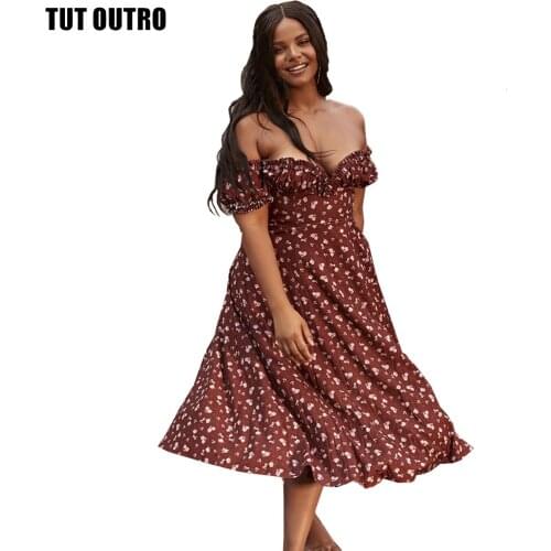 TUT OUTRO Off-the-shoulder Summer Dresses