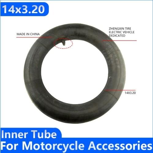 High-quality 14'' Inner Tube 14x3.20 3.00-10 Bent Valve Stem Inner Tube for Electric Bicycle Scooter Electric Tricycle E-bike