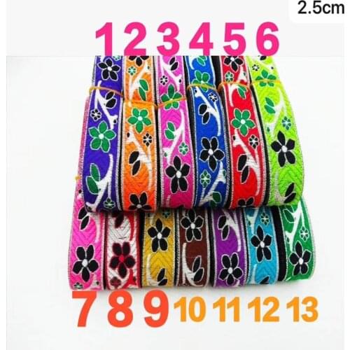 2.5cm ethnic style folk style nation style jacquard ribbon,jacquard webbing,garment ribbon,shoes ribbon,bag ribbon,QC0707J