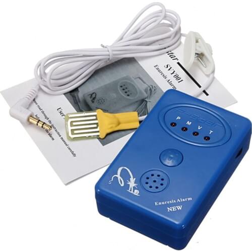 2016 Baby&Infant Adult Bedwetting Alarm Sensor With Clamp Baby Enuresis Alarm Bedwetting Urine Detector Alert Alarm for Enuresis