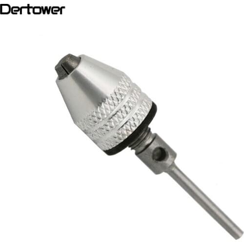 3mm & 2.3mm Shank Connecting Shaft Electric Grinder Keyless Drill Bits Chuck Adapter Clamping Range 0.3-3mm Drill Bit Converter