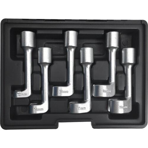 6pc Fuel Injection Sockets Open End 1/2'' Dr. 12,14,16,17,18,19mm Wrench 2020 New