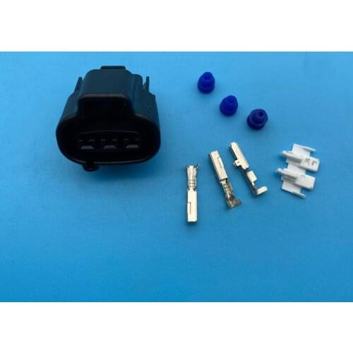 Free shipping 2/5/10/20/50/100 pcs 3 pin 6240-5173 waterproof 3 way female wire harness connector