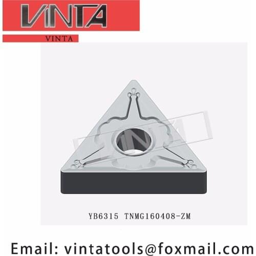Free shipping high quality 10pcs/lots YB7315 TNMG160408-ZM cnc carbide turning inserts