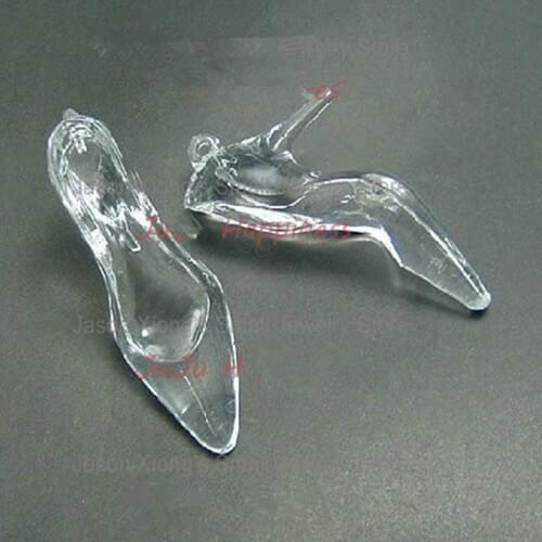 Fashion Acrylic High-heeled Exotic Accessories Shoes Shape Beads Plastic Jewelry Accessories Beads 53*26*17mm 5 pieces