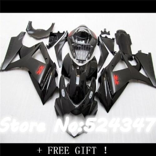 Hey-Fairing For A GSX-R1000 07 08 All Black GSX R1000 GSXR 1000 NEW K7 07-08 GSXR1000 2007 2008 Body for SUZUKI