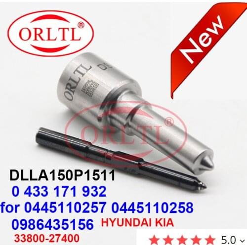 Fuel Injector Nozzle DLLA150P1511 0433171932 for HYUNDAI KIA 0445110257 0445110258 0986435156 33800-27400 3380027400