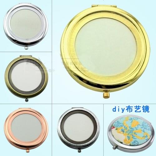 Women DIY cosmetic make up mirror metal clasp hardware frame 5pcs/lot wholesale
