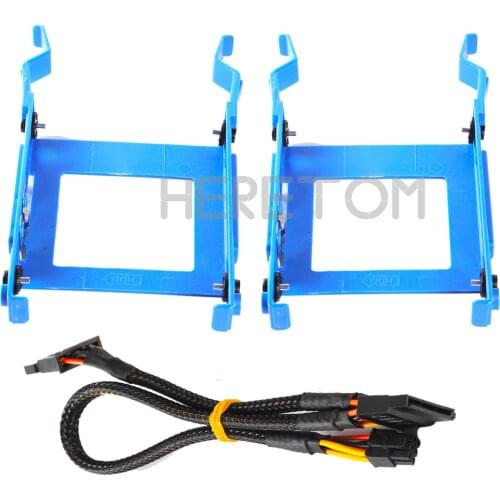 Heretom 2.5" HDD Bracket Caddy 3650 for Dell Optiplex 3040 5040 5050 7040 7050 3046 MT X9FV3 with Power Cable GP2JM