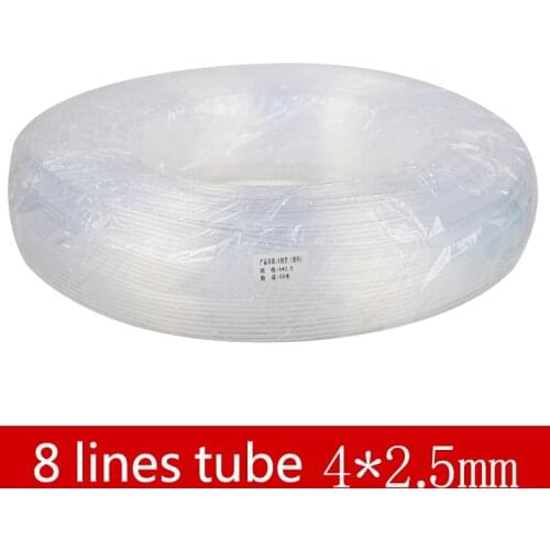 Hot Sales Solvent Ink Tube 8 Lines For Dx5 Printhead Printer Mimaki Jv33 Jv5 Damper 4mm*2.5mm