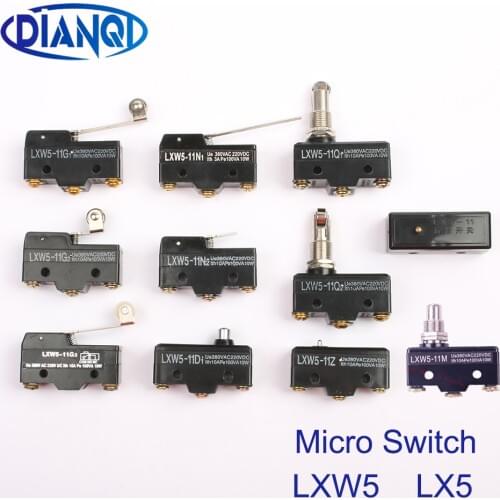LXW5 11N1 11N2 11G1 11G2 11G3 11Q1 11Q2 11D1 11Z LX5 travel witches button Limit Switch 3 Screw Terminal Micro Switch Momentary