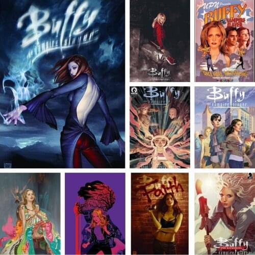 5D DIY Diamond Painting Buffy The Vampire Slayer Movie Mosaic Embroidery Art Full Drill Cross Stitch Kits Rhinestone Home Decor
