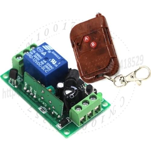 New Arrival DC 12V 10A 1CH Wireless RF universal remote lighting control Switch Transmitter Receiver 3 Working Modes SKU: 5095