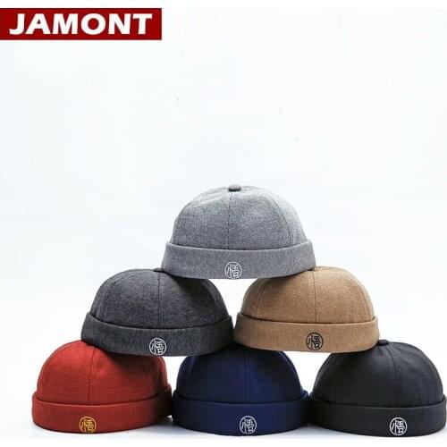 [JAMONT] 2018 Autumn Winter Hats Skullcap Men Women Beanies Hat Hip-hop Cap Portable Hat Casquette Mix and Match Style