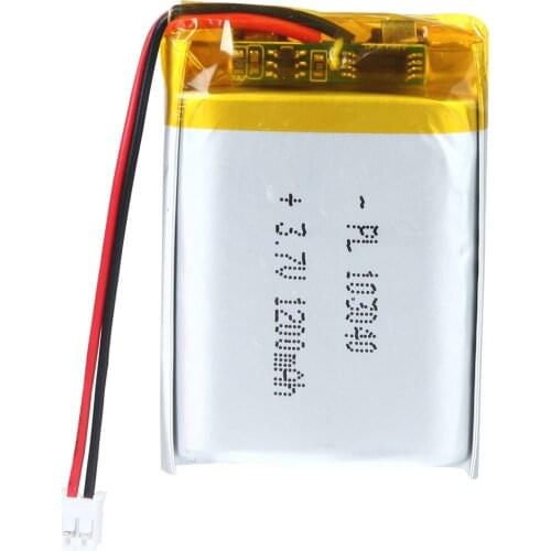 Mejuew 3.7V 1200mAh 103040 Rechargeable Lipo Battery with JST Connector
