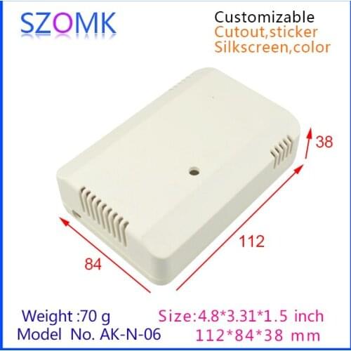 Abs electronics plastic junction housing (4 pcs) 112*84*38mm plastic enclosure box outlet case, electronics project box